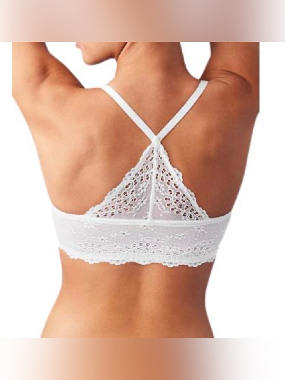 B. TEMPT'D BY WACOAL inspired eyelet contour bra white 34D